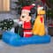 4.5ft. Airblown® Inflatable Christmas Mickey Mouse & Pluto on Sled